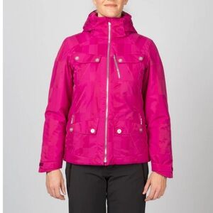 SPYDER Women’s Evar Pink Ski Snow Jacket sz 6
